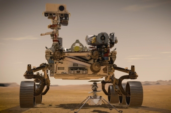 Šestikolové vozítko Perseverance na Marsu